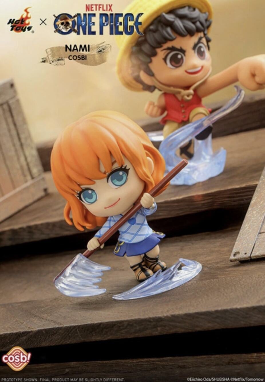 Cosbi x One Piece x Netflix Collectible Figurine Series, Authentic - Nami, NEW
